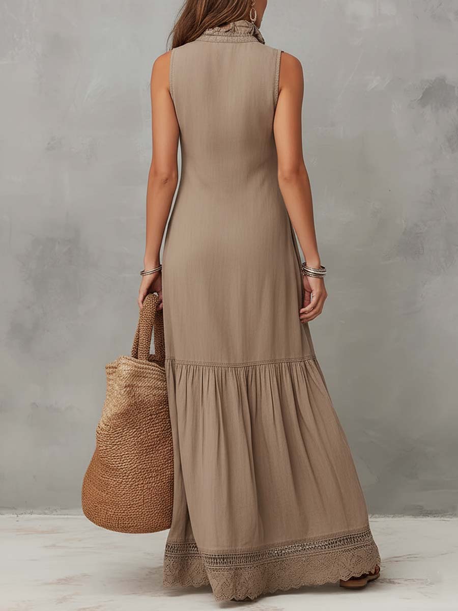 Ágata | Mono bohemio con botones