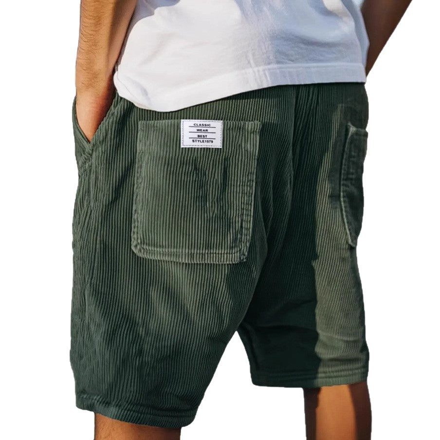 Raúl | Pantalones cortos elegantes de terciopelo